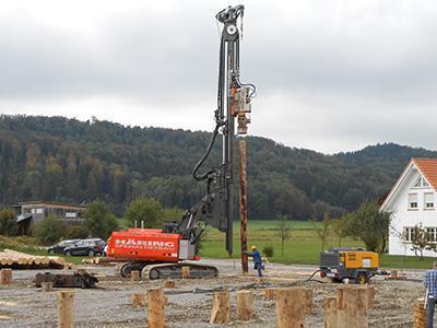 Holzrammpfähle